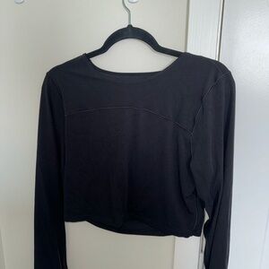Aerie Black Long Sleeve Women's Top